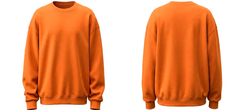 Buzo oversize Remanija — mockup frente y espalda